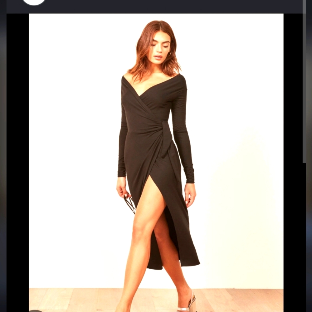 Reformation wrap dress